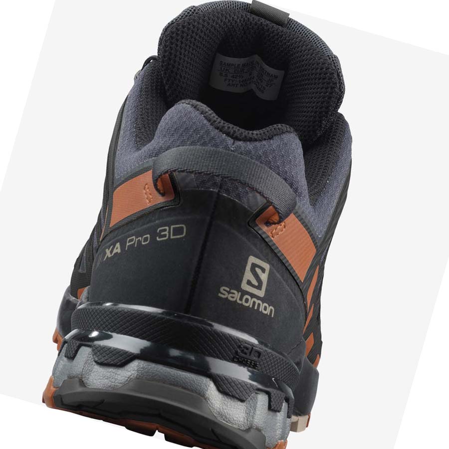 Salomon XA PRO 3D V8 GORE-TEX WIDE Trail Futócipő Férfi Fekete | HU 2088TCE